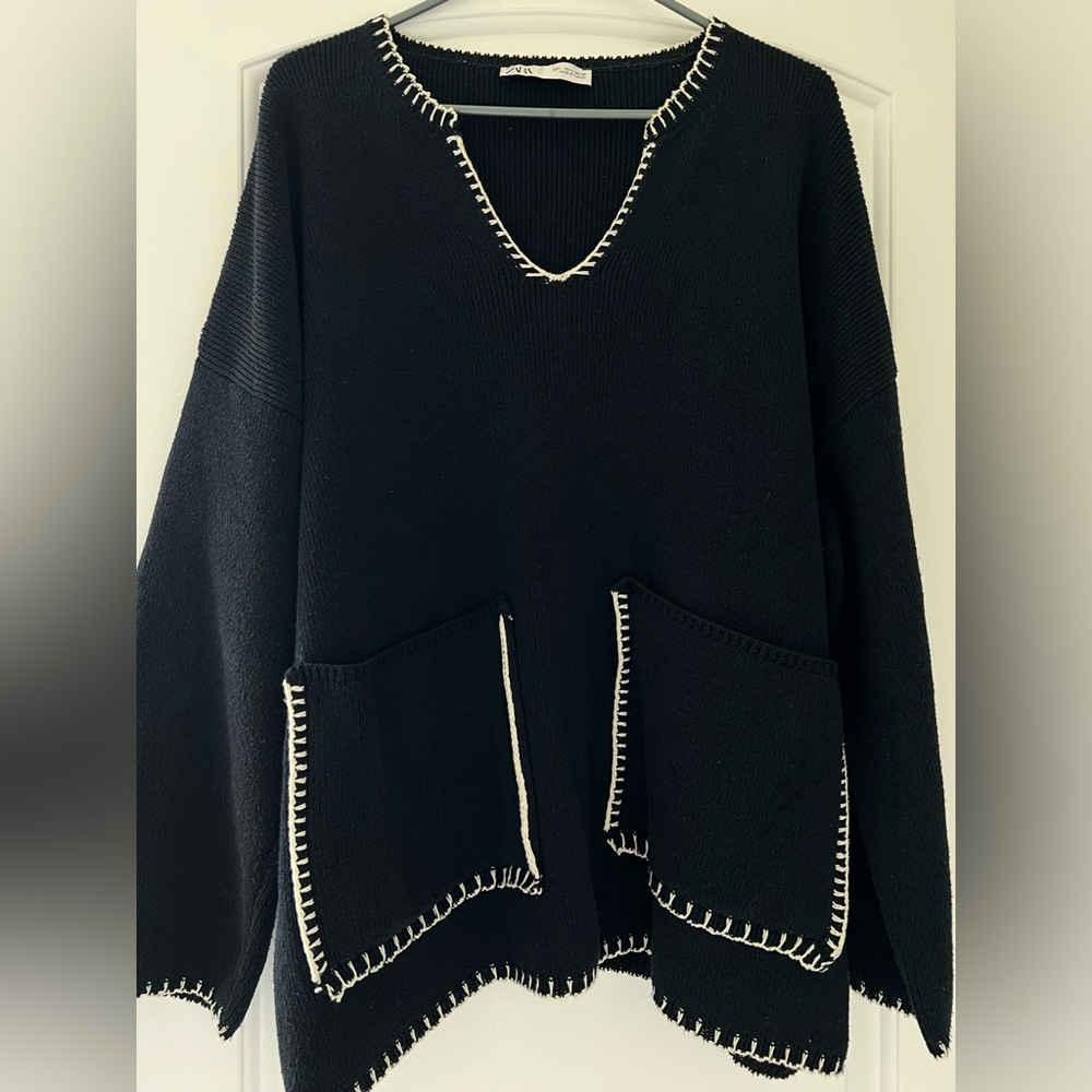 *Final Sale* Zara relaxed fit sweater Sz Large